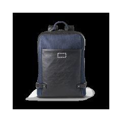 Mochila Antirrobo 15L Denim/Negro | Delantera | 40 x 20