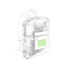 Mochila Bicolor de Yute | Bolsillo centrado | 90 x 70