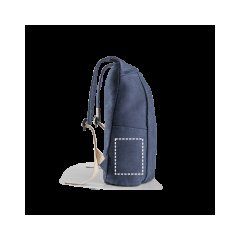 Mochila casual de denim | Bolsillo lateral | 70 x 90