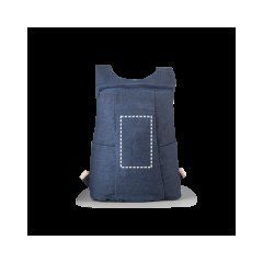 Mochila casual de denim | Delantera centro | 90 x 150
