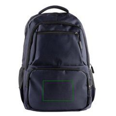 Mochila con compartimentos frontales y laterales | Frontal abajo | 150 x 100