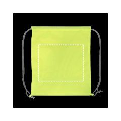 Mochila de Cordón con tira Reflectante | Posterior | 250 x 200