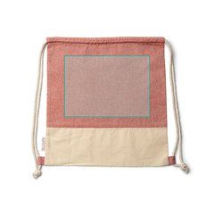 Mochila de cordones en algodón reciclado | ZONA1 | 280 x 200