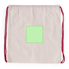 Mochila de cuerdas en algodón | Cara B | 120 x 120