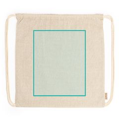 Mochila cuerdas de algodón reciclado 120 g/m² | ZONA1 | 230 x 250