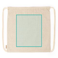Mochila cuerdas de algodón reciclado 120 g/m² | ZONA2 | 230 x 250