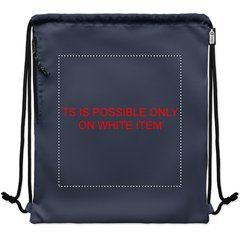 Mochila cuerdas Grande con Bolsillo | FRONT ON WHITE | 280 x 300
