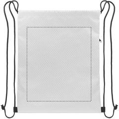 Mochila de cuerdas RPET 420D con bolsillo y carga 5 kg | Frontal | 260 x 300