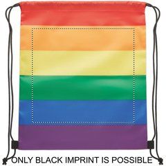 Mochila Cuerdas RPET Rainbow | Frontal | 280 x 260