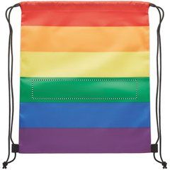 Mochila Cuerdas RPET Rainbow | GREEN STRAP | 280 x 50