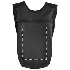 Mochila deportiva con bolsa 1,5L para agua y tubo PVC | Frontal | 140 x 190