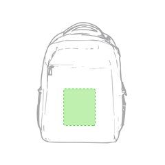 Mochila elegante para portátil 15' con acabado impermeable | En el frontal | 120 x 140