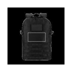Mochila estilo militar en poliéster reciclado | Delantera | 200 x 100