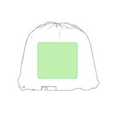 Mochila funda para casco de moto | Centrado en la cara principal | 100 x 100
