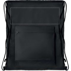 Mochila grande de cuerdas con bolsillo frontal | Frontal | 300 x 100