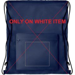 Mochila grande de cuerdas con bolsillo frontal | POCKET TS | 140 x 140