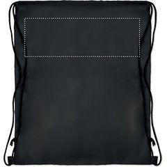 Mochila grande de cuerdas con bolsillo frontal | Trasero Superior | 300 x 100