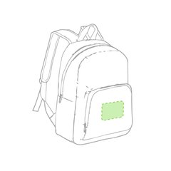 Mochila hidrófuga de papel laminado ultraresistente | En el bolsillo | 90 x 70