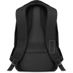 Mochila Jaspeada 600D RPET | Correa Superior Izquierda | 30 x 80