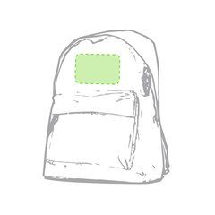 Mochila pequeña en resistente poliéster | En la parte superior | 100 x 60