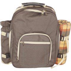 Mochila Picnic con Accesorios para 4P | Bolsillo Frontal | 140 x 120