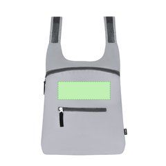 Mochila plegable RPET reflectante | Area 2 | 190 x 65