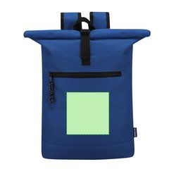 Mochila de poliéster RPET rolltop | Area 1 | 140 x 140