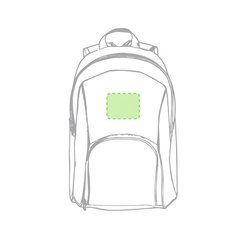 Mochila reforzada con rebite blanco | Parte superior | 90 x 70