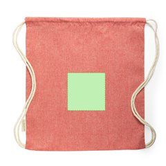 Mochila resistente de cuerdas de algodón reciclado | Cara B | 120 x 120