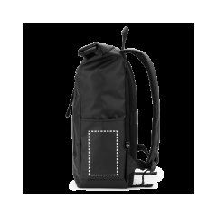Mochila roll top resistente al agua | Lado izquierdo | 140 x 90