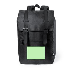 Mochila RPET 15'' con Hebillas | En el bolsillo inferior | 140 x 100