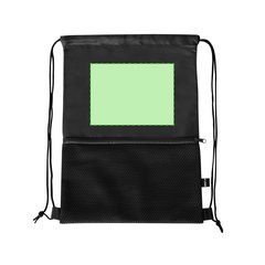 Mochila RPET de cuerdas con bolsillo frontal | Area 1 | 190 x 140