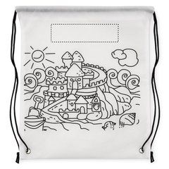 Mochila Saco para Colorear con Rotuladores | Frontal Superior | 150 x 40