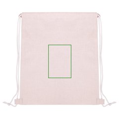 Mochila Sublimación Tacto Suave 100% Poliéster | Trasera | 95 x 140