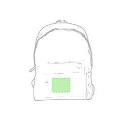 Mochila urbana de colores con salida auriculares | En el bolsillo frontal | 90 x 70