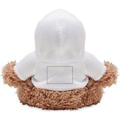 Mono de Peluche para Sublimación | Trasero | 30 x 20
