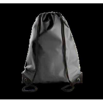 Mochila con cordones y esquinas reforzadas Dark Grey