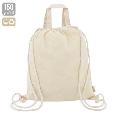 Mochila cuerdas y Bolsa 2 en 1 Algodón Cr