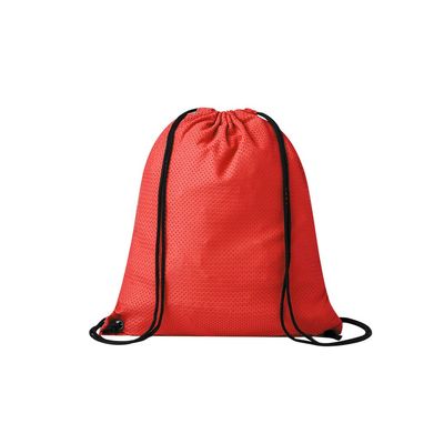 Mochila de cuerdas en poliéster Roj