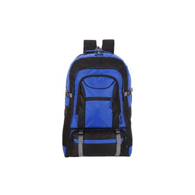 Mochila poliéster 600D multibolsillos Azul