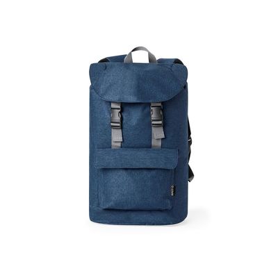 Mochila RPET Ecológica con Solapa Mar
