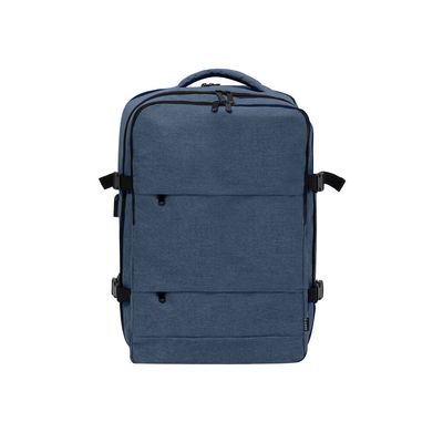 Mochila Mini Maleta USB 3 Compartimentos + Zapatos Mar
