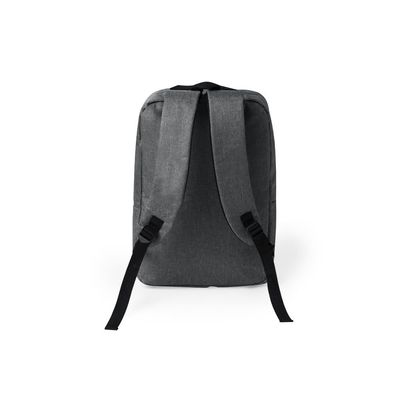 Mochila RPET Acolchada 3 Bolsillos Frontales