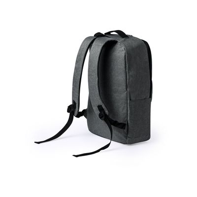 Mochila RPET Acolchada 3 Bolsillos Frontales