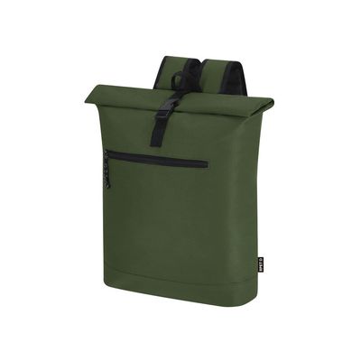 Mochila de poliéster RPET rolltop Veo