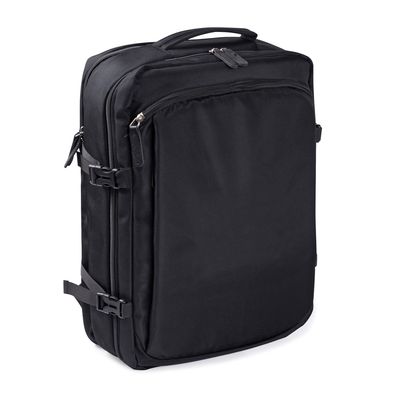Mochila de nailon 32L compatible con trolley Negro