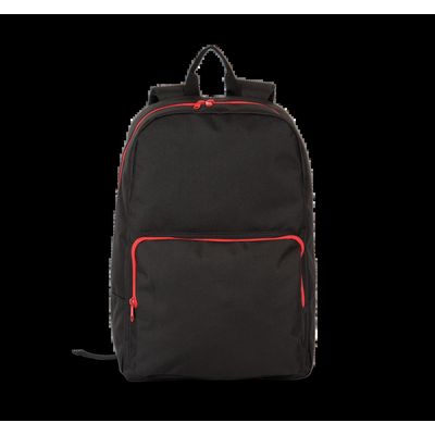 Mochila Poliéster Acolchada Black / Red