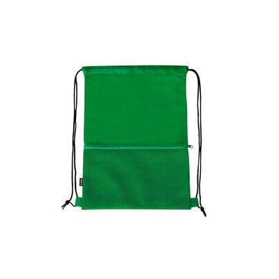 Mochila RPET de cuerdas con bolsillo frontal Ver