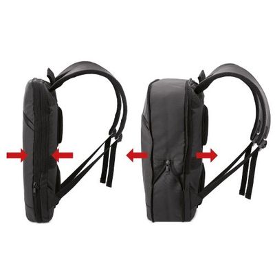 Mochila extensible con refuerzo lumbar