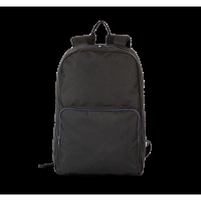 Mochila Poliéster Acolchada Black / Navy